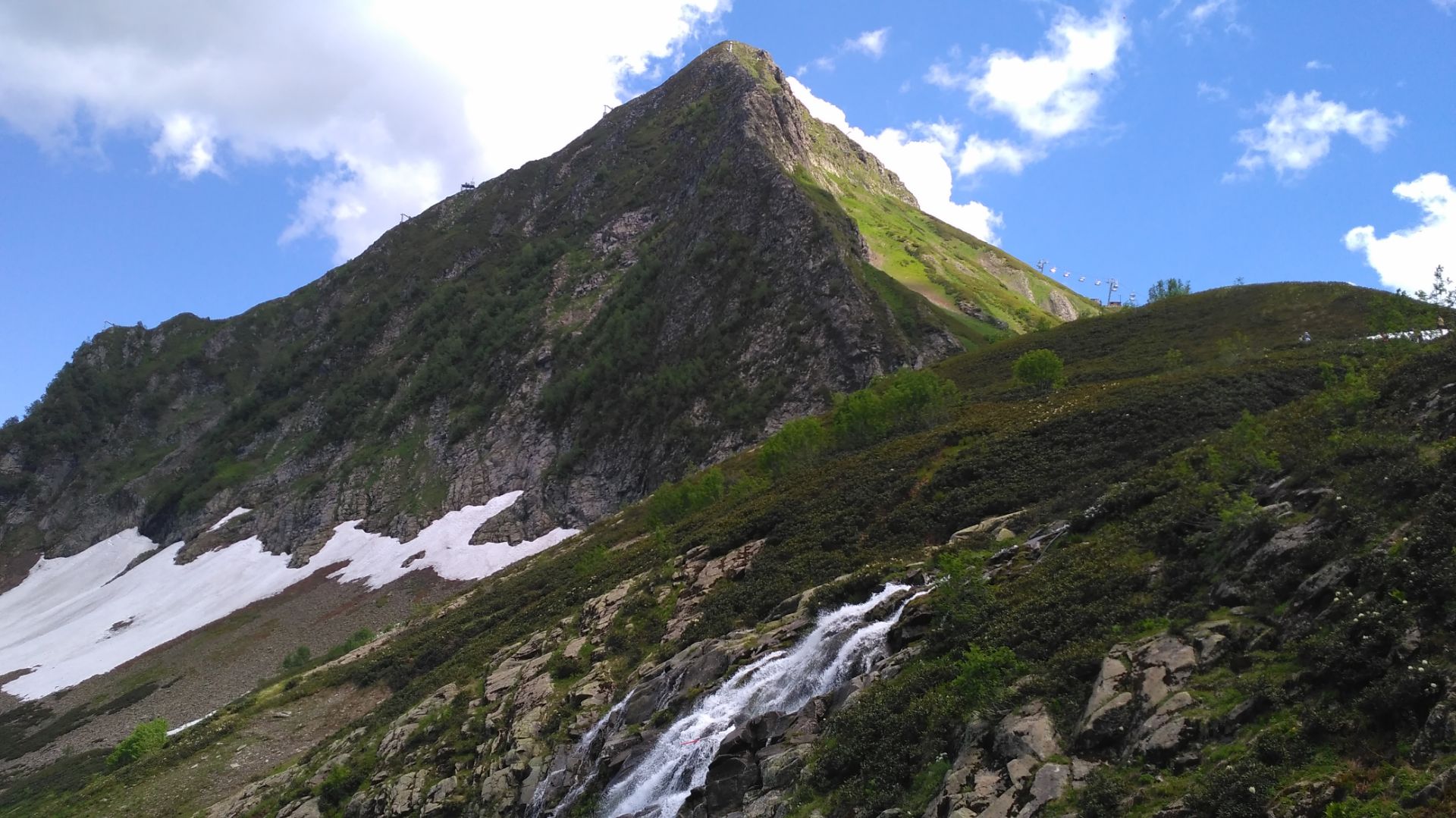 Горы Красной Поляны. Пеший маршрут к Водопаду Медвежий. смотреть онлайн