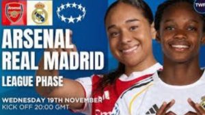 Арсенал  — Реал Мадрид Футбол Лига Чемпионов УЕФА. Женщины. | 19.11.2025 | Прямая Трансляция