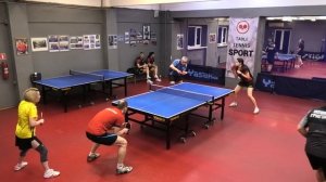 отбор Шиляев/Самойлова (1071) - Остроумов/Бурикова (1194) настольный теннис Парный турнир 16.11 СПб