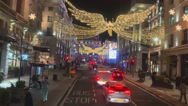 Рождественские огни Лондона 2025 🎄 на Риджент-стрит и Оксфорд-стрит