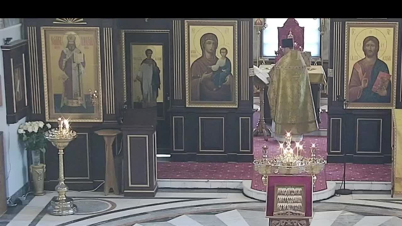 19.11.2025 Божественная Литургия. Среда. Седмица 24-я по Пятидесятнице. смотреть онлайн