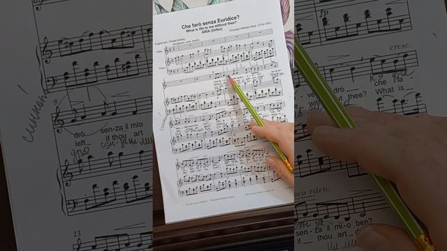 Глюк ария Орфея разбор 1 страницы. Сольфеджирование. смотреть онлайн