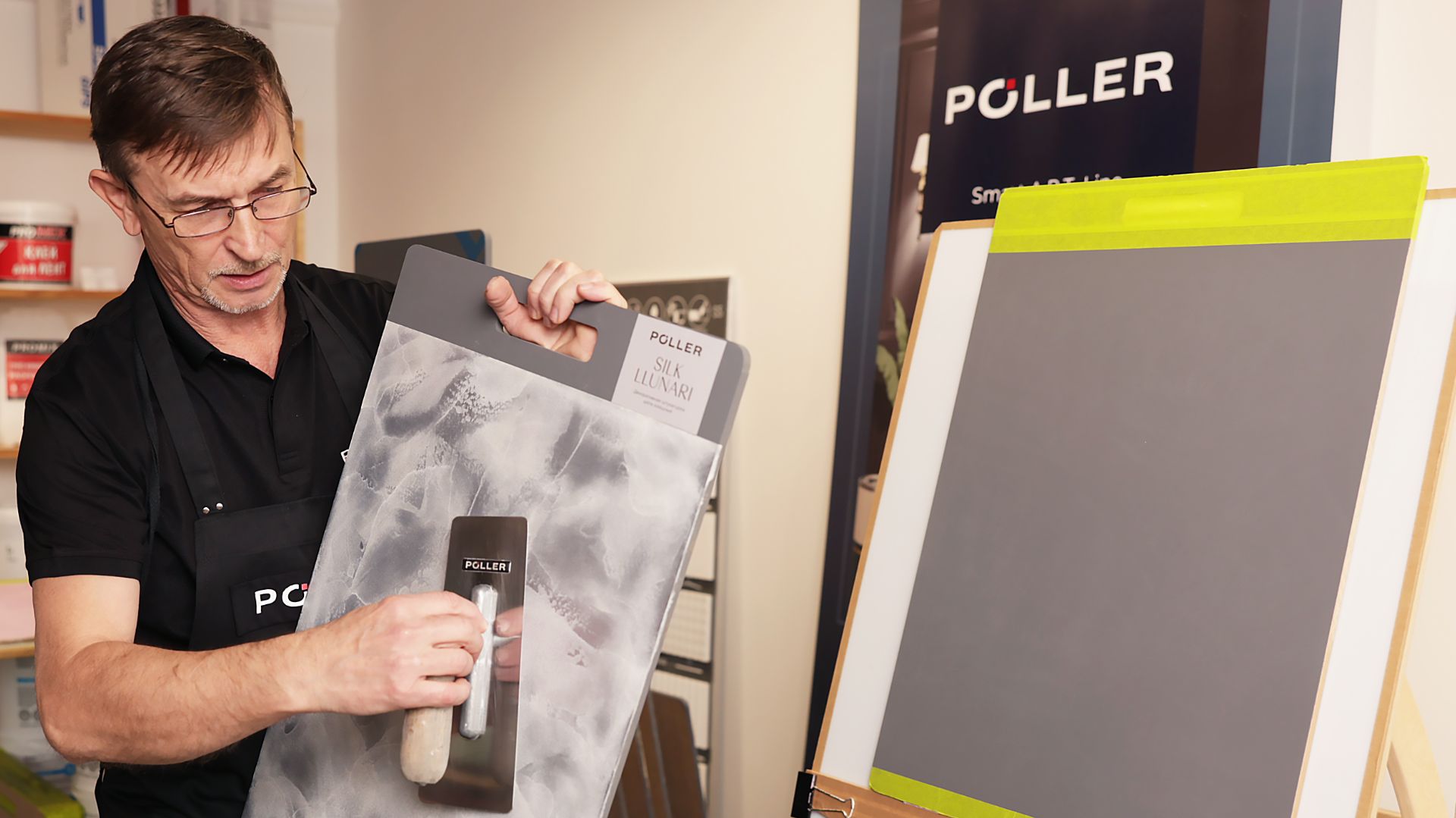 Команда бренда POLLER представила декоративные материалы в  г. Ростов-на-Дону.