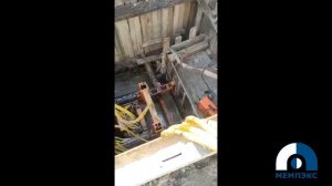 МНБШ-600. Водоканал г. Москва. Длина высокоточного бурения 62 метра, диаметр 630мм.
