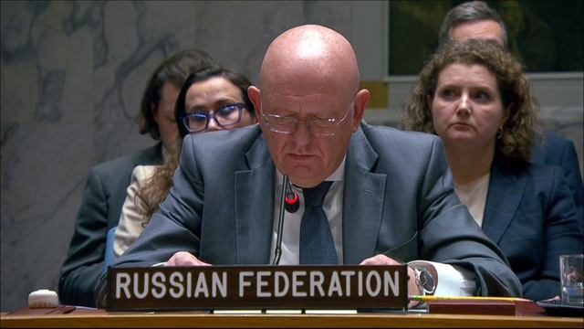 EoV By Vassily Nebenzia On Draft Resolution On The Middle East Settlement