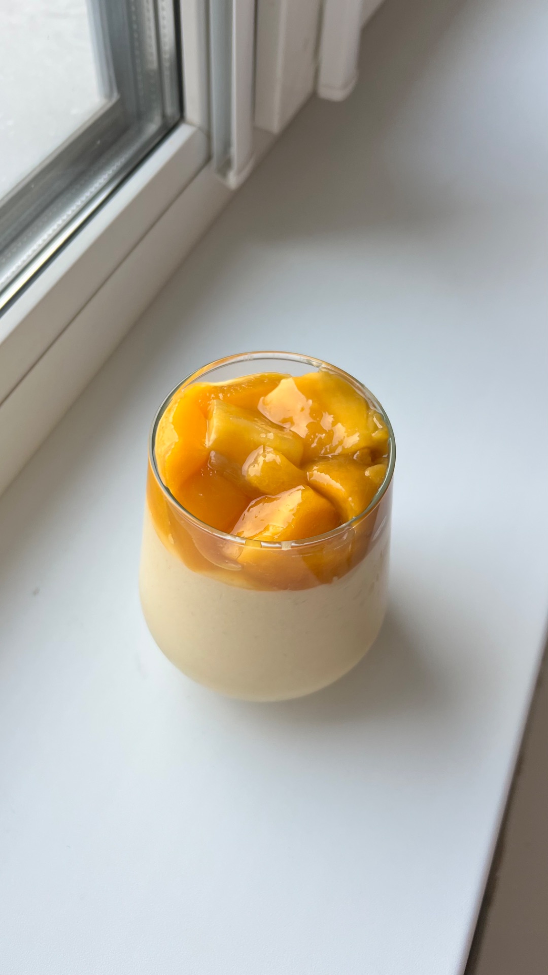 Белковый десерт с манго🥭 смотреть онлайн