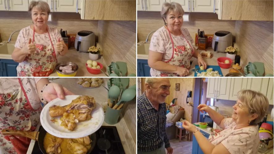 ГОТОВИМ КУРОЧКУ С ЛУКОМ ПО - ЕВРЕЙСКИ, ЭТО НЕОБЫЧНО ВКУСНО. смотреть онлайн