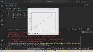 Как установить Matplotlib в VS Code