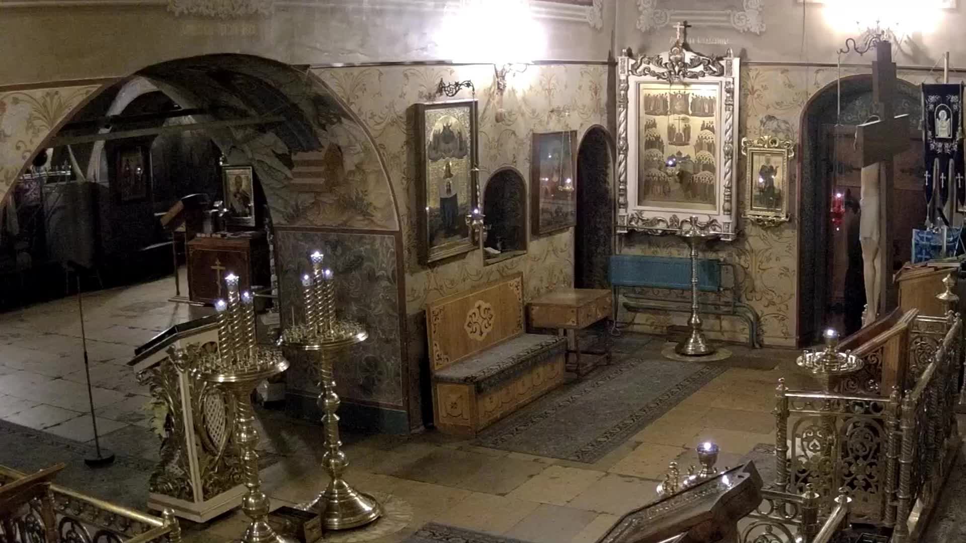 Прп. Варлаама Хутынского Полиелейная утреня. Литургия смотреть онлайн