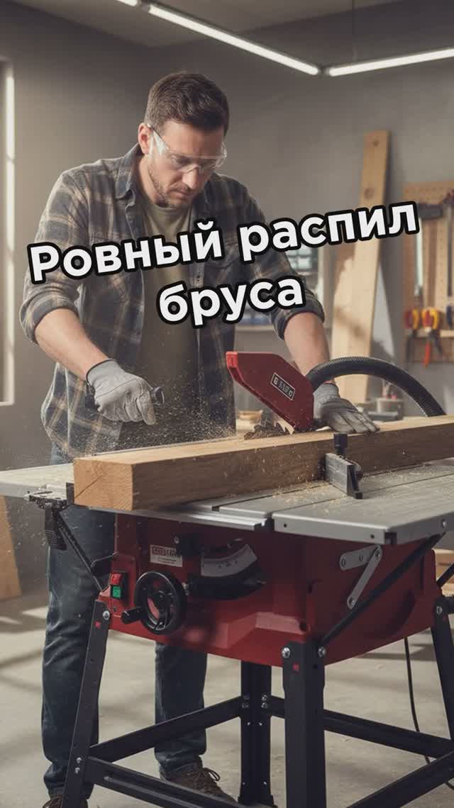 Ровный распил бруса. Пила циркулярная REDVERG смотреть онлайн