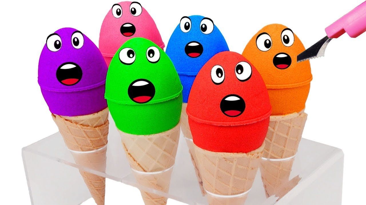 ИГРАЕМ С КИНЕТИЧЕСКИМ ПЕСКОМ ЛЕПИМ МОРОЖЕНКИ ВИДЕО МУЛЬТИКИ ДЛЯ ДЕТЕЙ КАНАЛ ИГРАЛКИ-ЗАЛИПАЛКИ смотреть онлайн