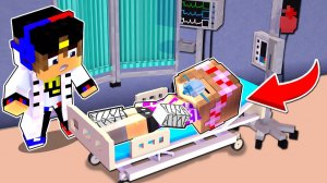 ДЕВУШКА ЗАБОЛЕЛА И ЕЙ НУЖНА ОПЕРАЦИЯ в МАЙНКРАФТ ! НУБ И ПРО ВИДЕО ТРОЛЛИНГ MINECRAFT БОЛЬНИЦА