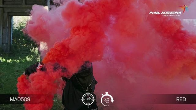 MA0509/R Дымовой фонтан Красный (фитиль, 30-45 сек) 1/30/5 смотреть онлайн