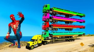 ГОНОЧНАЯ ТРАССА С ПРЕПЯТСТВИЯМИ ДЛЯ СУПЕРГЕРОЕВ 🚗 ИГРАЕМ ВМЕСТЕ В ГТА ГОНКИ №1