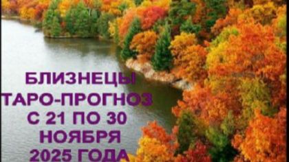 БЛИЗНЕЦЫ ТАРО-ПРОГНОЗ С 21 ПО 30 НОЯБРЯ 2025 ГОДА смотреть онлайн