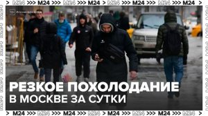 Температура в Москве опустилась на 10 градусов за сутки - Москва 24