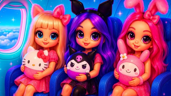 Хэллоу Китти, Куроми и Май Мелоди стали мамочками! Поделки для кукол ЛОЛ ОМГ!