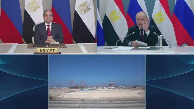 Церемония установки в проектное положение корпуса реактора энергоблока АЭС «Эль-Дабаа» 19.11.2025 смотреть онлайн