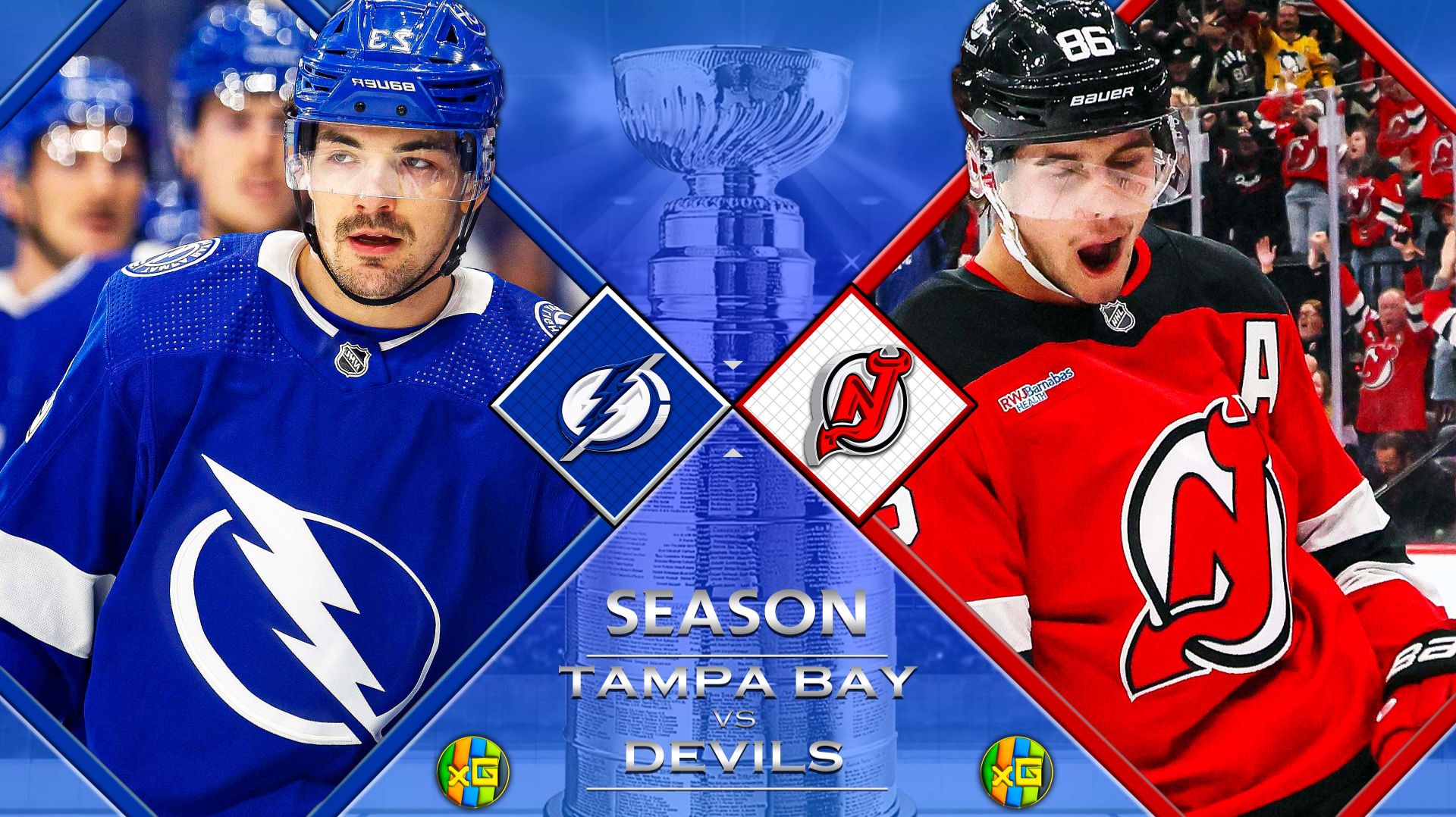 Тампа‑Бэй - Нью‑Джерси | 19.11.2025 | Хоккей | НХЛ | Прямая трансляция | xG смотреть онлайн