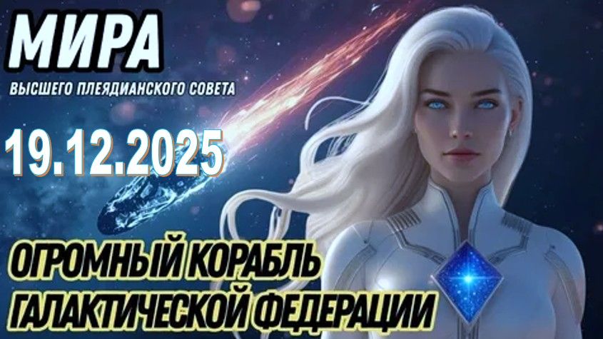 ЭТО НЕ КОМЕТА! 3I ATLAS — КОРАБЛЬ ГАЛАКТИЧЕСКОЙ ФЕДЕРАЦИИ | МИРА ИЗ ВЫСШЕГО ПЛЕЯДИАНСКОГО СОВЕТА