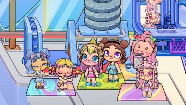 БАССЕЙН В ШКОЛЕ!!! AVATAR WORLD ИСТОРИЯ💕РУТИНА СЕМЬИ