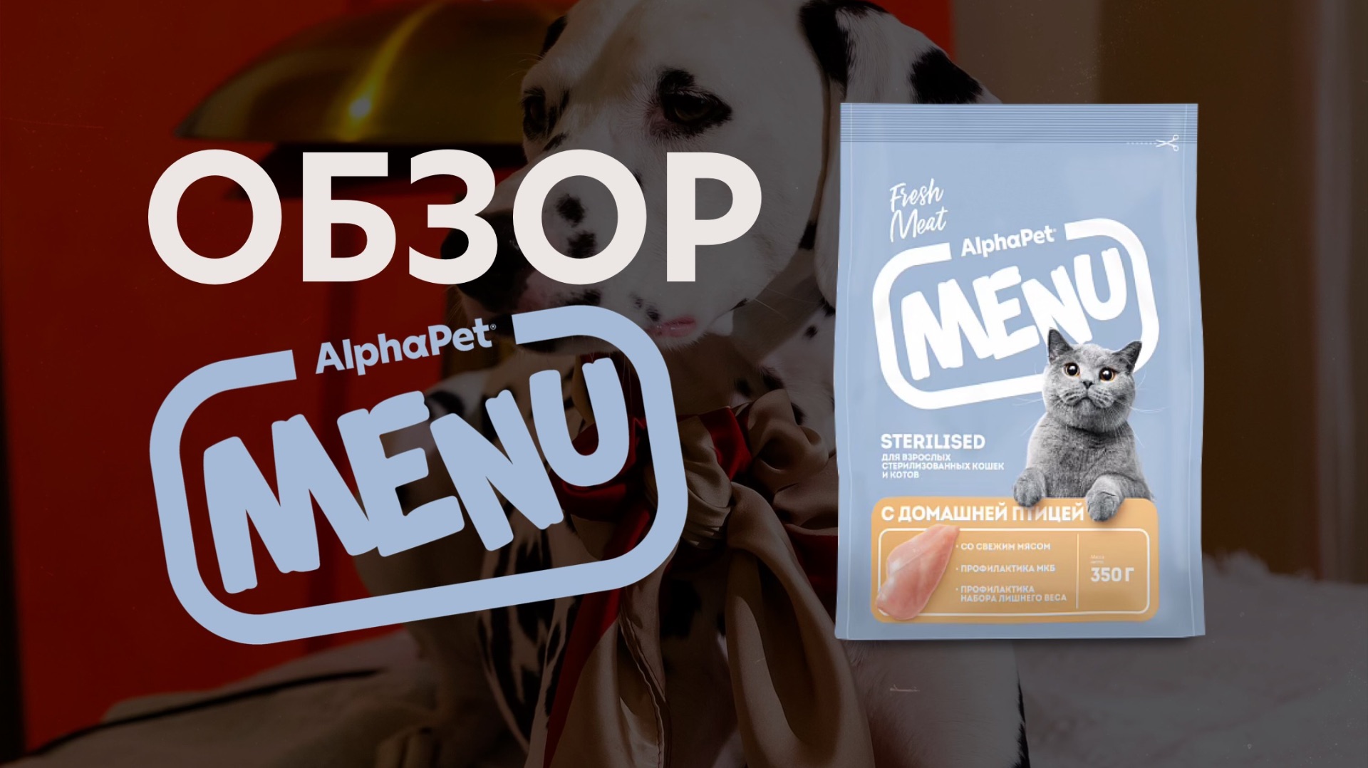 Обзор по кормам Menu Alphapet