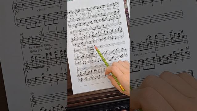 Глюк ария Орфея - разбор 4 страницы. Сольфеджирование смотреть онлайн