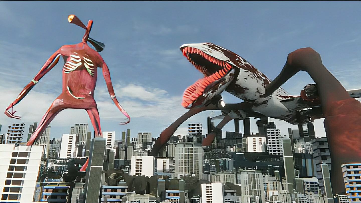 Сиреноголовый против пожирателя самолетов. Sirenhead And Plane Eater