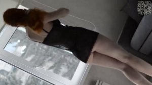 Девушка в чёрном, танец на вечер! Эротика. Girl in a Swimsuit in the Water,