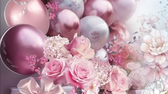 С Днем рождения Женщине! Очень красивая музыкальная открытка с пожеланиями