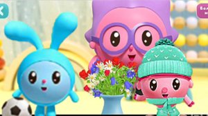 Малышарики. Учимся ухаживать за цветами.