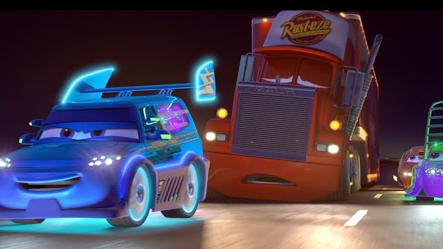 Мак засыпает и теряет Молнию Маквин! - "Тачки" отрывок из фильма смотреть онлайн