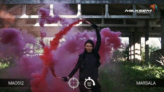 MA0512 Дымовой фонтан Бордовый (фитиль, 60 сек) 1/20/5 смотреть онлайн