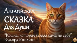 Р. Киплинг "Кошка, которая гуляла сама по себе" 🌛Аудиосказка на ночь для взрослых и мурчание кота