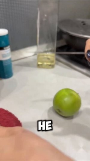 воск на яблоках 😱