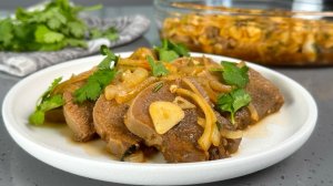 Вкуснейший Маринованный ЯЗЫК , Обалденная закуска на праздничный стол! Все просто!