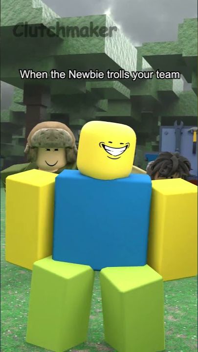 When the Newbie trolls your team in 99 night in the forest 💀 смотреть онлайн