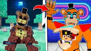 Я ПОЧИНИЛ и ПРИРУЧИЛ АНИМАТРОНИКА ФРЕДДИ в МАЙНКРАФТ ! ДЕВУШКА ВИДЕО ТРОЛЛИНГ MINECRAFT Евгенбро