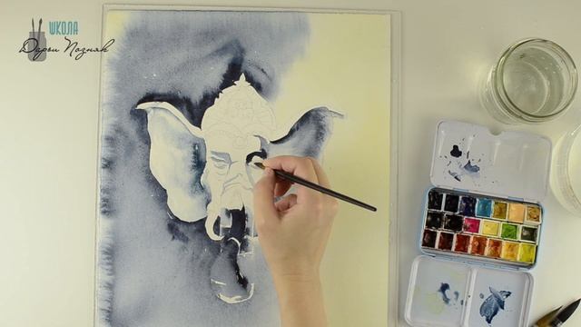 Акварельная живопись. Акварель по-мокрому. смотреть онлайн