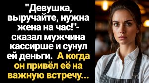 ИСТОРИЯ ИЗ ЖИЗНИ/Девушка, выручайте, нужна жена на час,- сказал мужчина кассирше и сунул ей деньги
