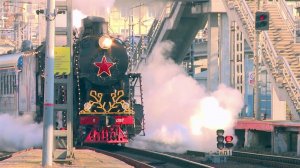 Поезд Деда Мороза отправился по российским городам.