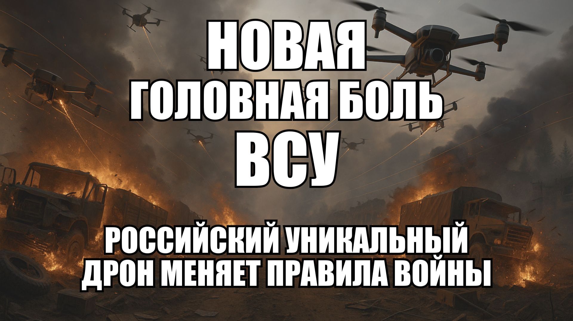 Новый российский дрон в щепки разносит логистику и технику ВСУ | Крамаровский