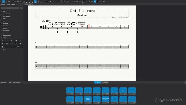 15. Working With Drum Set Notation