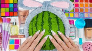 ASMR Арбузный Макияж, Самый яркий макияж АСМР