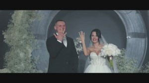 Шикарная черно белая свадьба