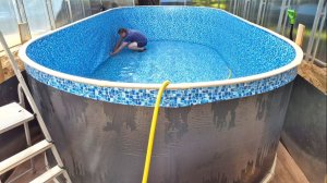 Как мы установили зимостойкий каркасный бассейн на участке