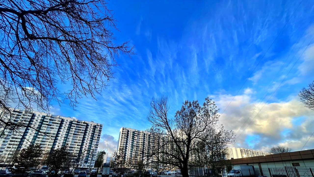 УТРЕННЕЕ МОСКОВСКОЕ НЕБО ИЗ АВТОБУСА смотреть онлайн