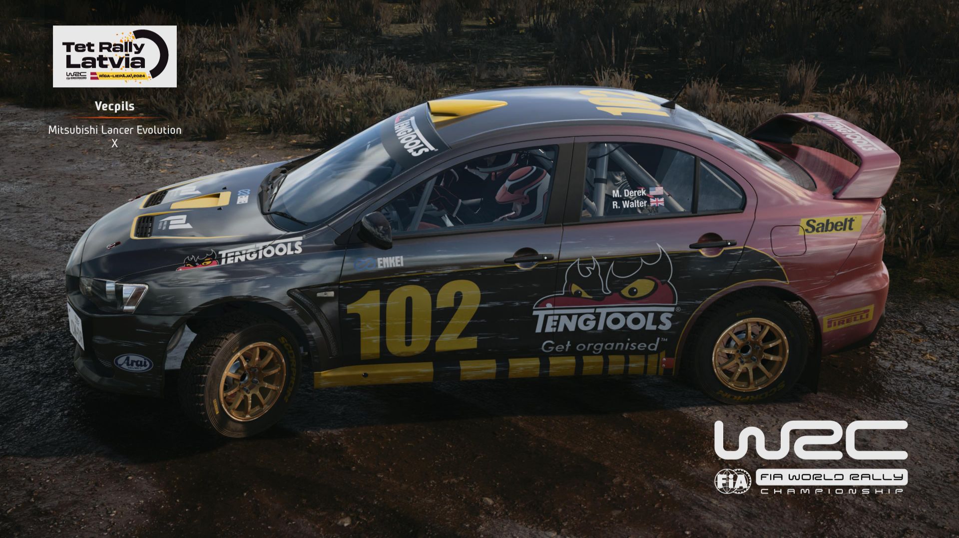 EA SPORTS™ WRC 24 - Mitsubishi Lancer Evolution X ( Tet Rally Latvia )