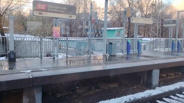 Поездка на электропоезде ЭП2Д-0063 №6360 Волоколамск-Красный строитель, от Щукинской до Рижской смотреть онлайн