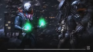 Mortal Kombat X - Куан Чи vs Хищник. Фаталити